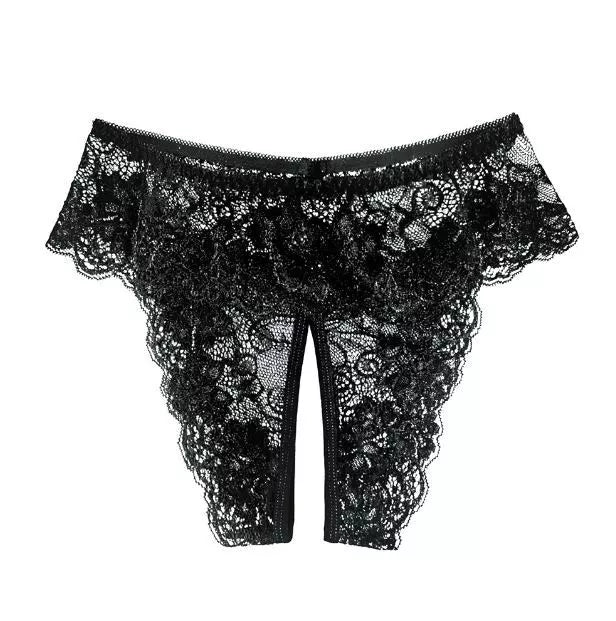 Crotchless Lace Panties - 5 Pack