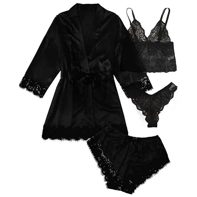 Serene Silk Satin Sleepwear Set