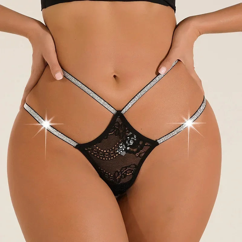 Crystal Charm Thong