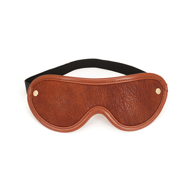 Brown Leather Eye mask